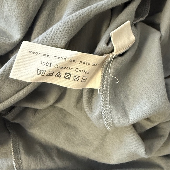 Beaumont Organic Maeve Organic Cotton Dress in Soft Sage - Picture 11 of 12